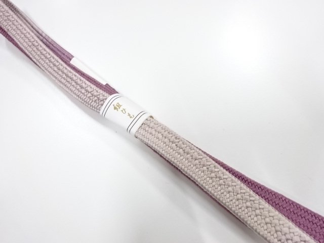  大特価品　上質　未使用品　正絹　手組帯締め